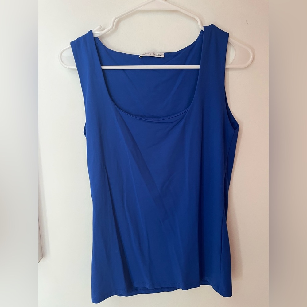 Zara Scoop Neck Top, Large